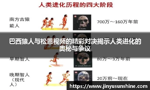 巴西猿人与松恩视频的精彩对决揭示人类进化的奥秘与争议